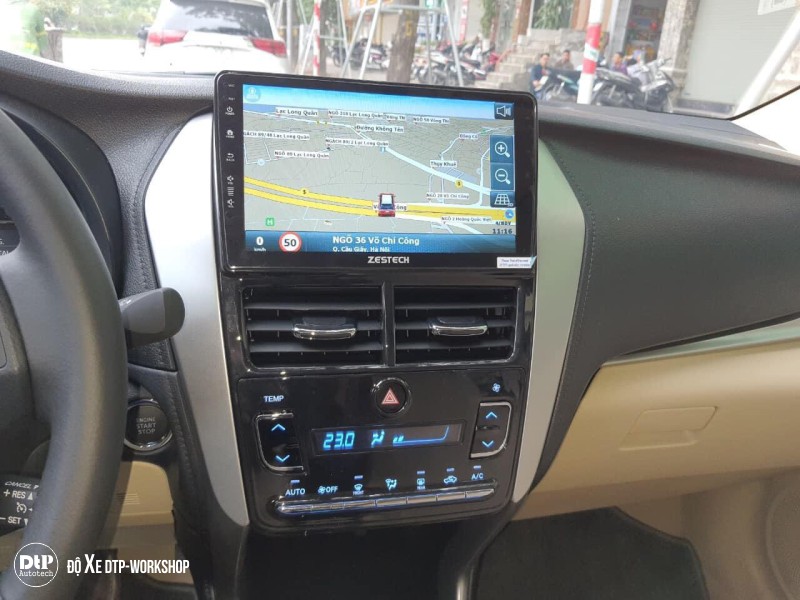 Hệ thống dẫn đường thông minh - Hỗ trợ lái xe an toàn - Không lo bắn tốc độ man-hinh-zestech-z900-vios