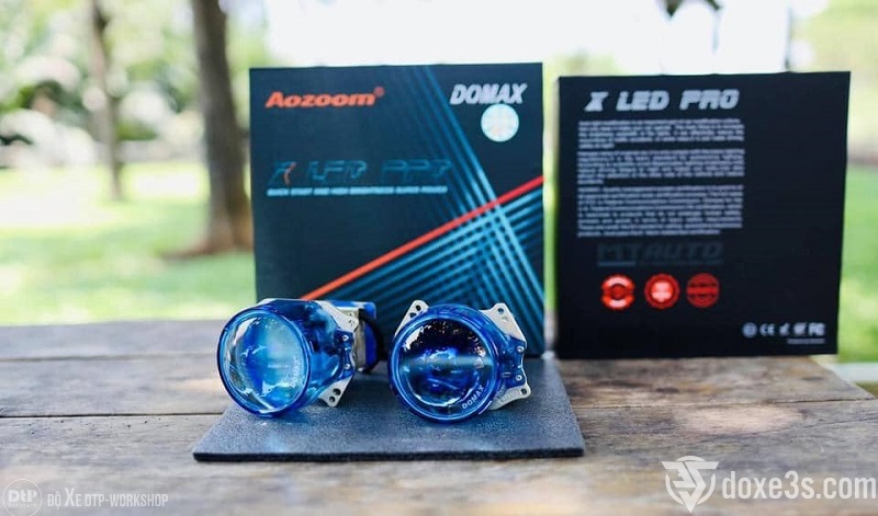 Độ đèn Ô tô – Bi Aozoom Domax X-LED Pro