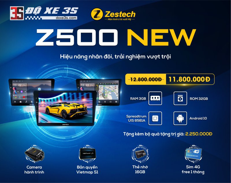 Màn hình Zestech Z500 New