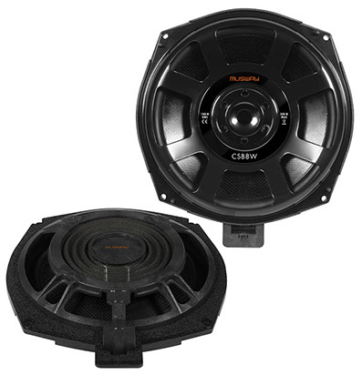 Loa sub hơi cho VINFAST và BMW – Musway CSB-8W tinh tế, đẹp mắt