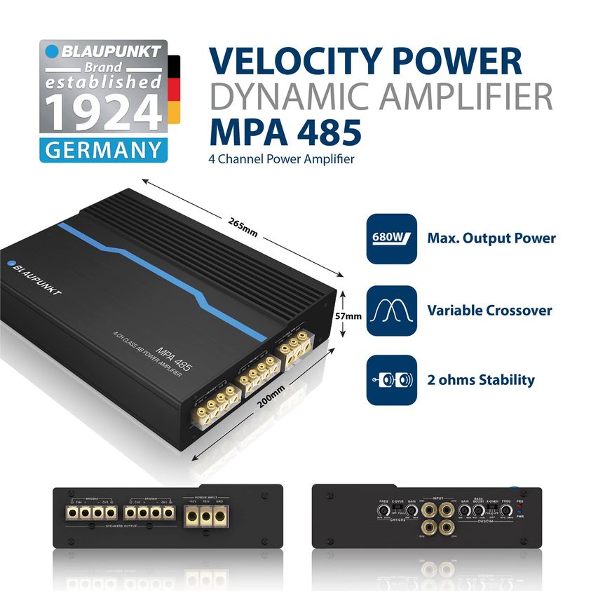 amply xe ô tô Blaupunkt MPA 485