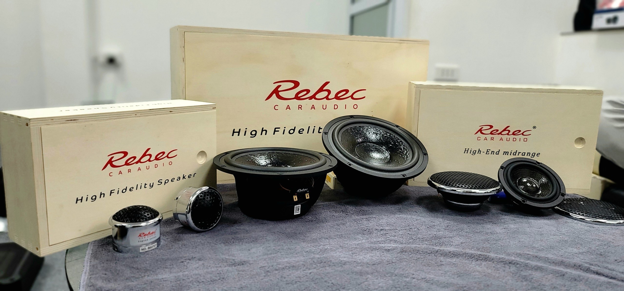 Bộ loa 3Way Rebec LS6.3 - Hệ thống loa Hi end cao cấp nhà Rebec caraudio