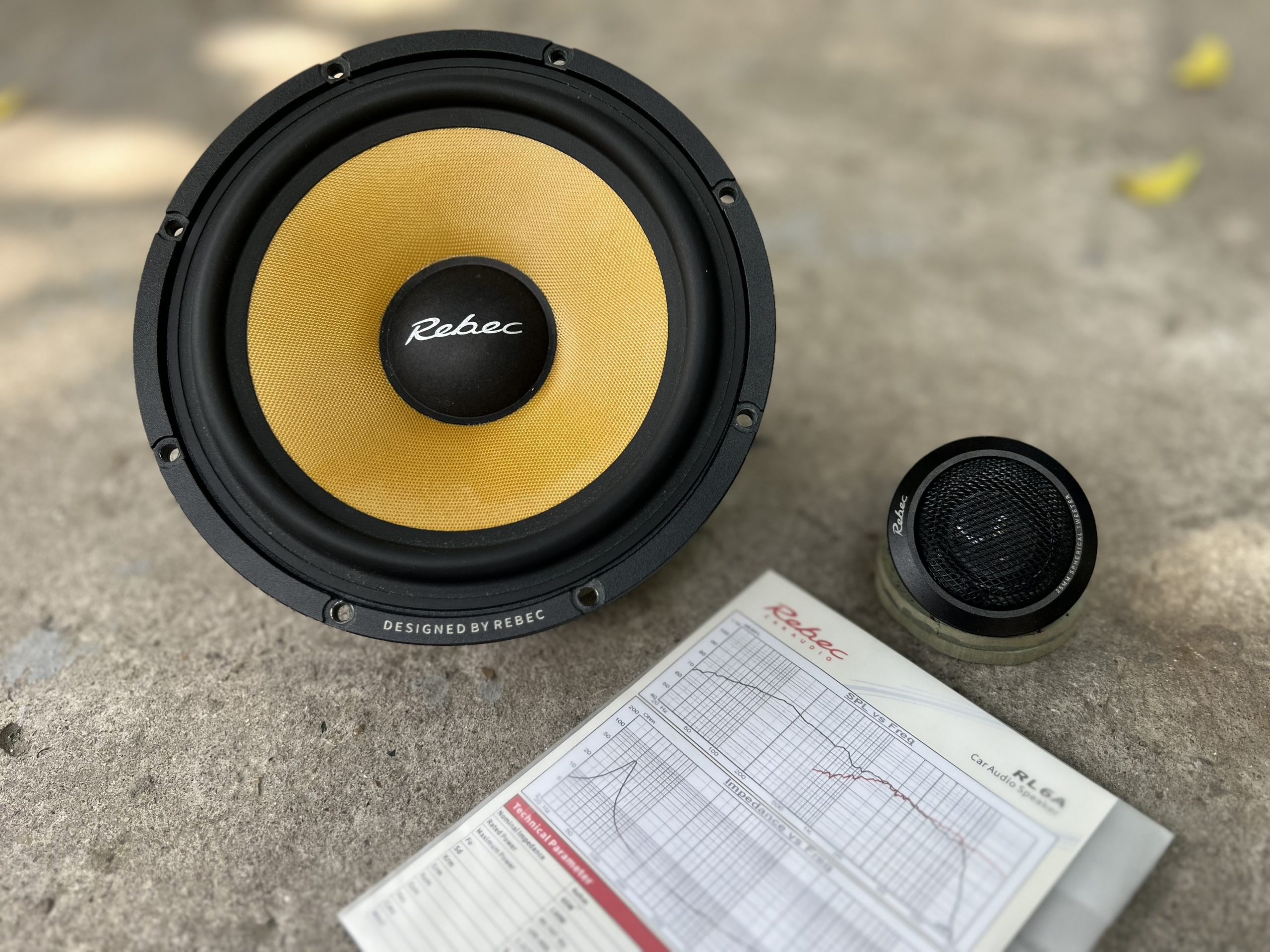 Rebec RL6A – Loa 2Way ô tô cao cấp – 65W RMS/130W Peak
