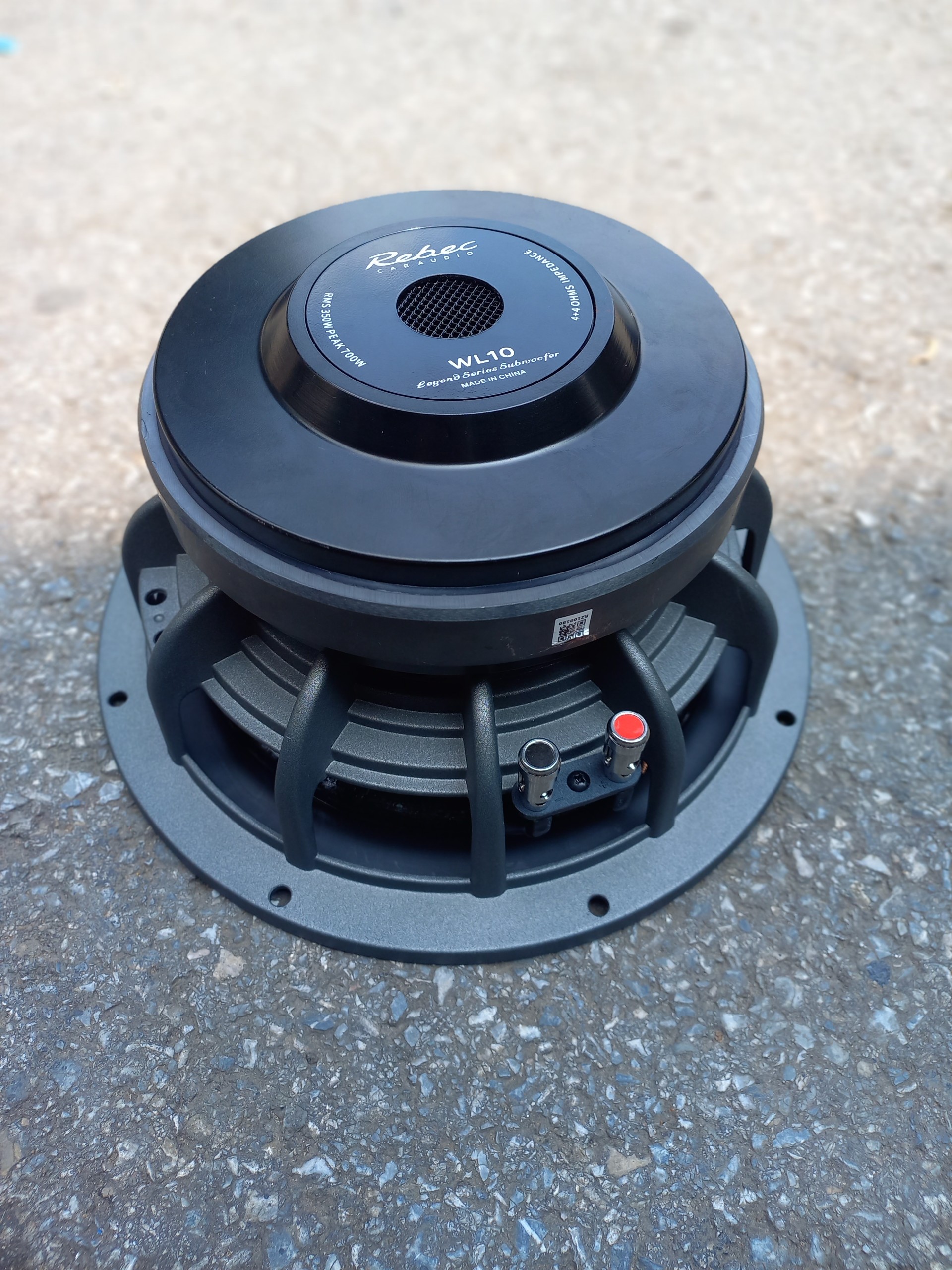 Loa SUB hơi oto Rebec WL10 – 700W Peak / 350W Rms / 10inch