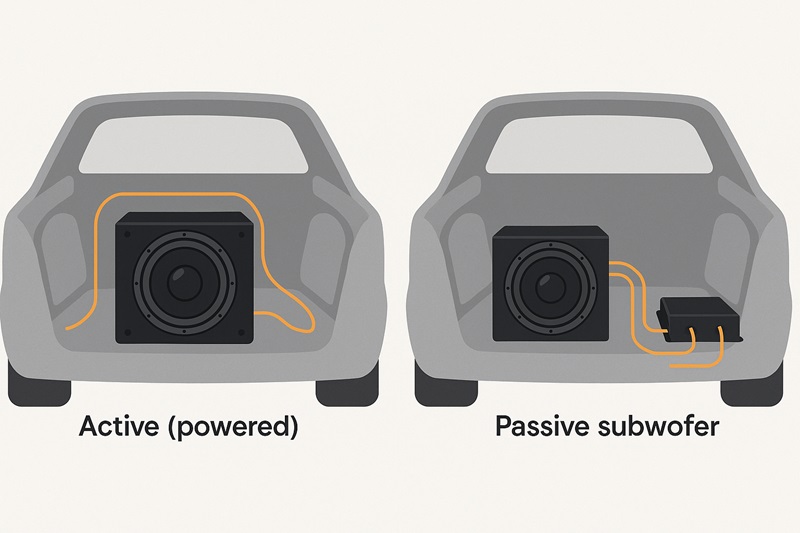Nên độ loa sub điện hay sub hơi cho ô tô?
