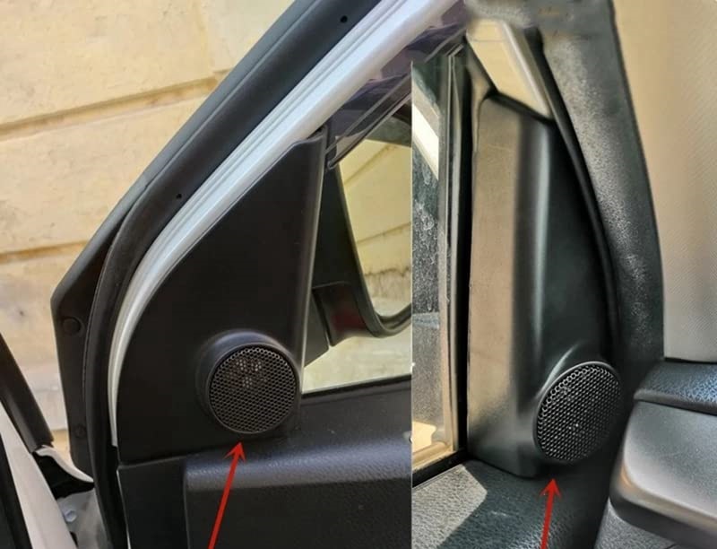 Các vị trí lắp loa treble phổ biến trên ô tô