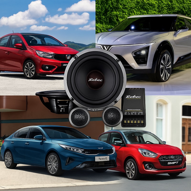 Gợi ý chọn loa Rebec tối ưu cho từng dòng xe: Sedan, SUV, Hatchback và EV