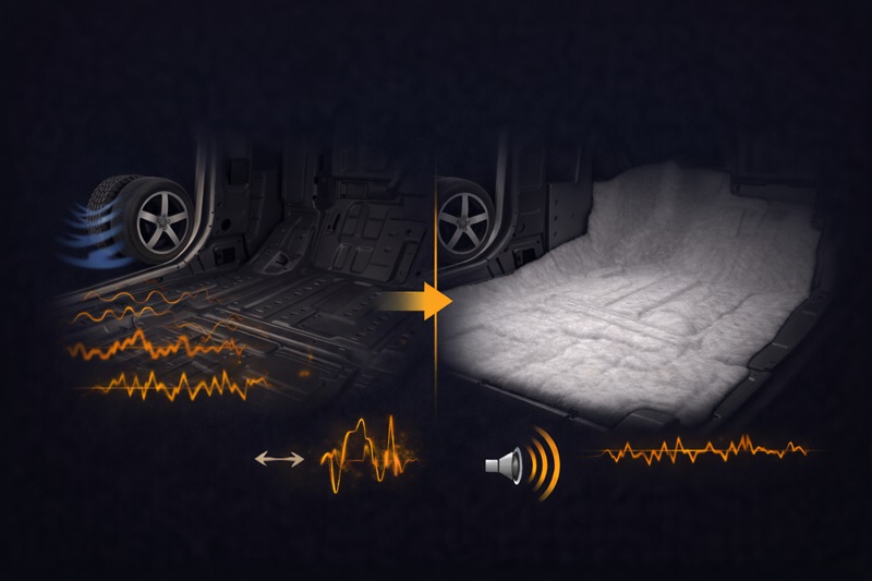 Ảnh hưởng của cách âm xe hơi đến dải bass