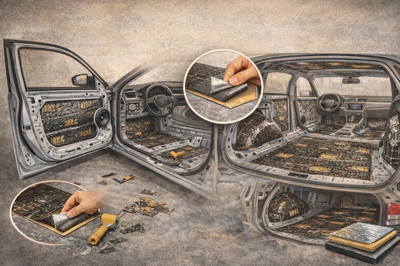 Chống rung - nền tảng của cách âm xe hơi